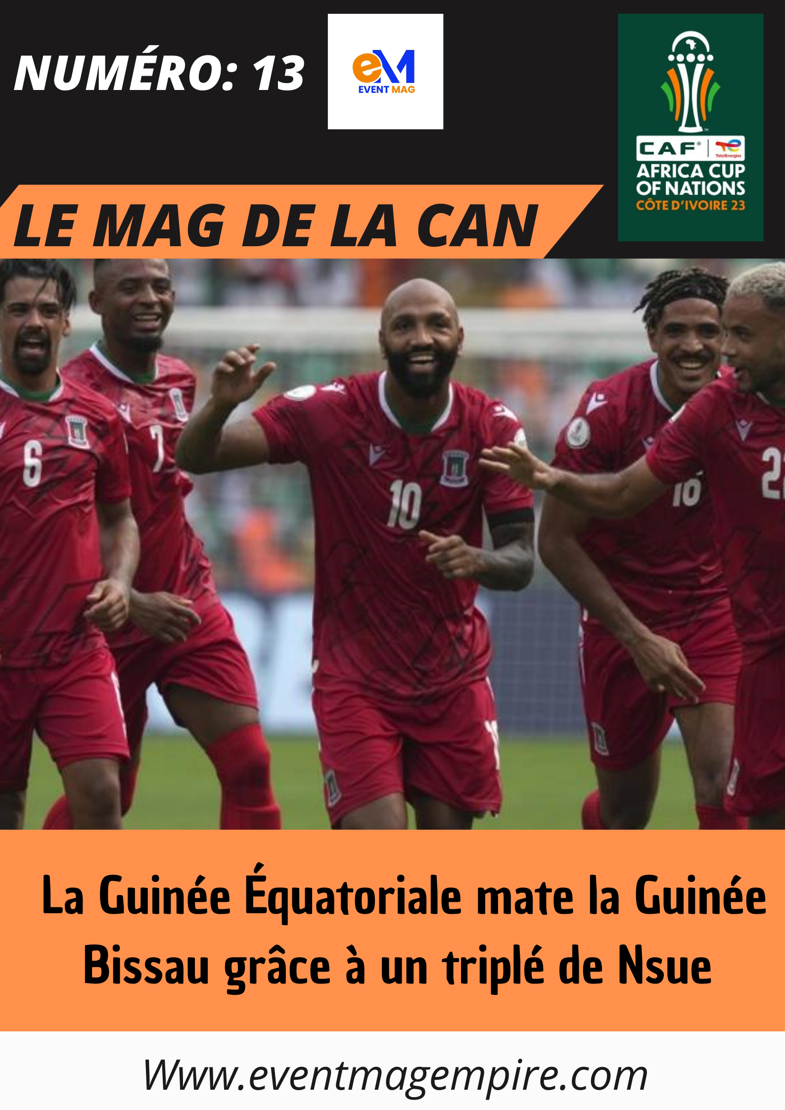 La Guinée Équatoriale mate la Guinée Bissau grâce à un triplé de Nsue