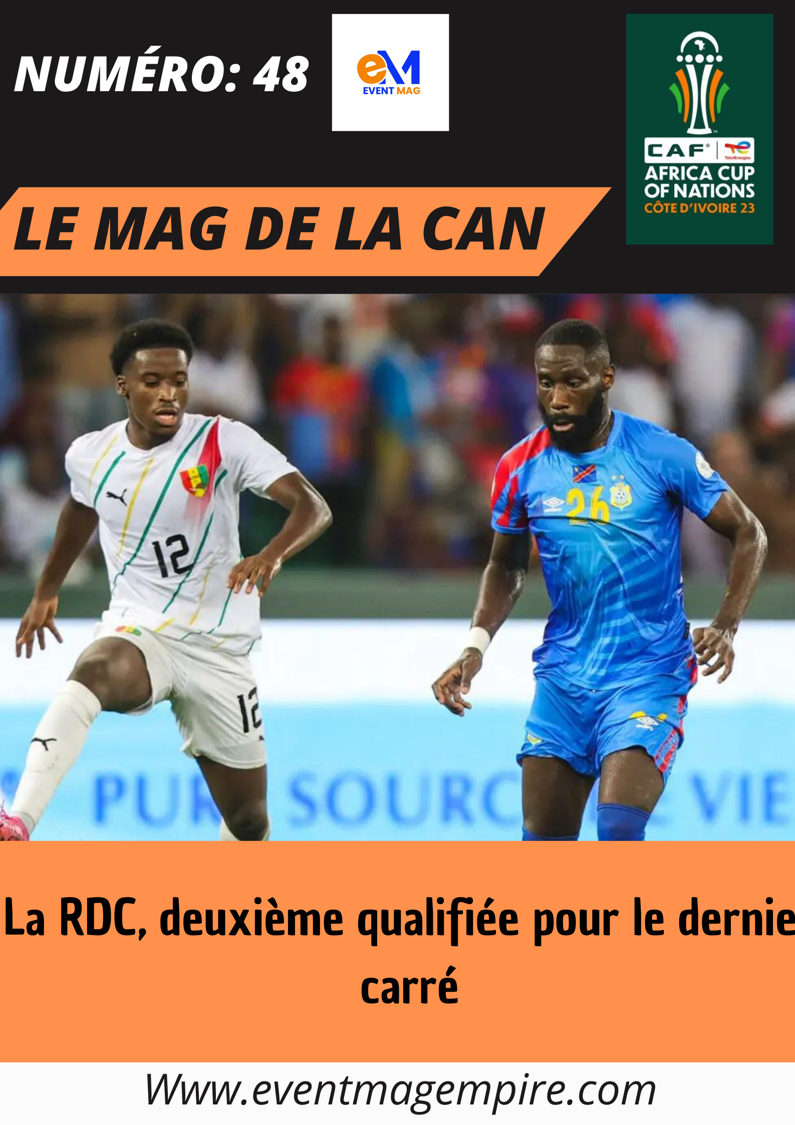 La RDC, deuxième qualifiée pour le dernier carré